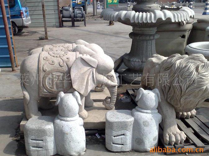 纯手工雕刻 动物石雕,动物雕塑 厂家直供